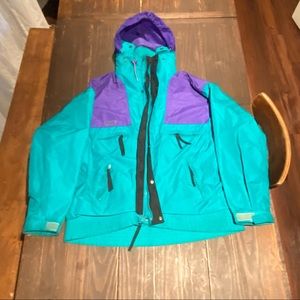 Vintage Teal Columbia Jacket